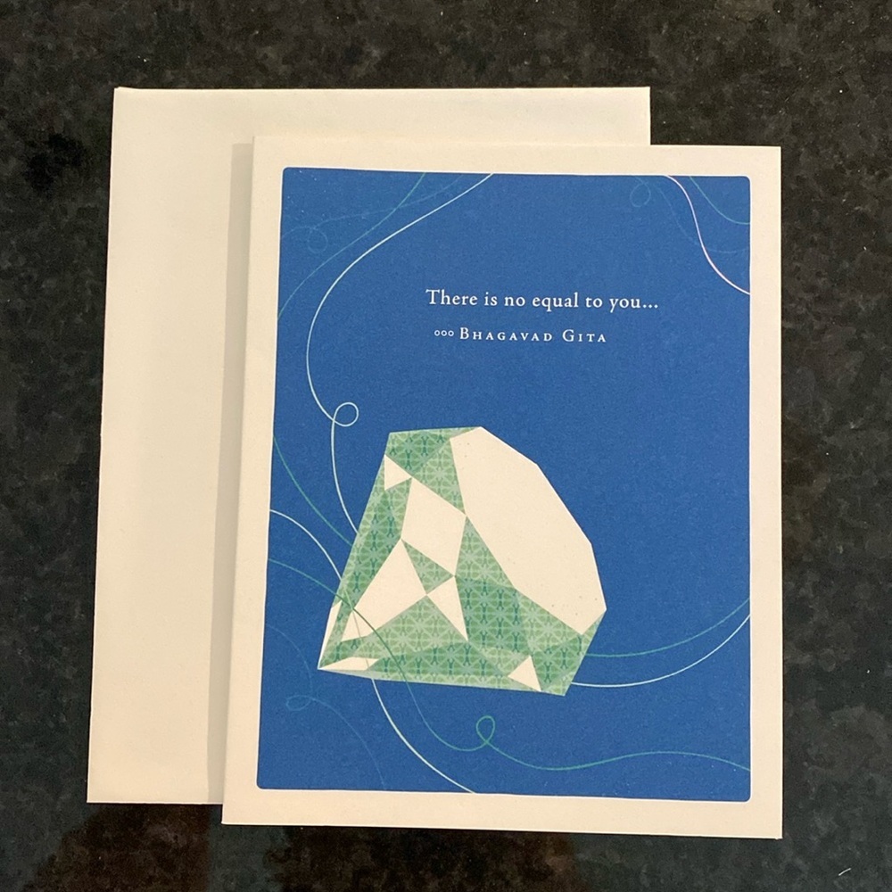 Compendium Positively Green Appreciation Card and Envelope